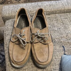 Sperry Men's Brown Leather Boat Shoes